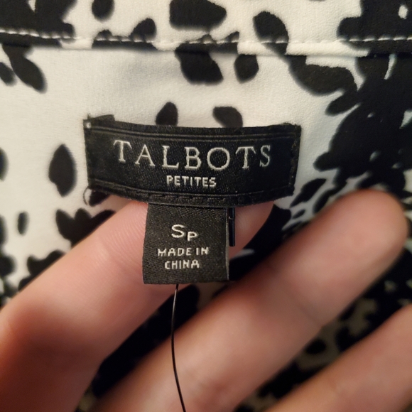 NWT Women's Talbots Petite Long Sleeve Top Small - Picture 4 of 5